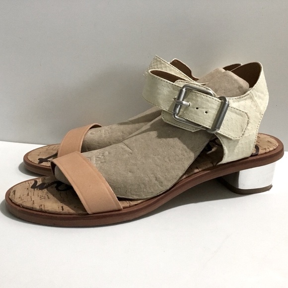Sam Edelman Trina leather upper and cork insole sandals - Picture 4 of 12